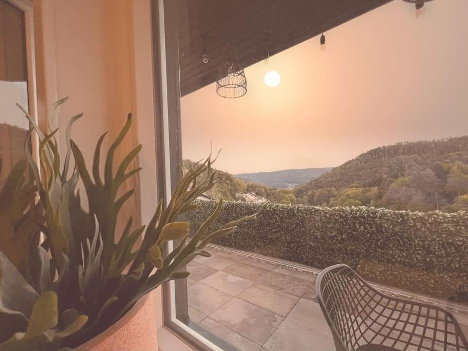 Wohnen Im Schwarzwald Mit Panoramablick Lägenhet Bad Herrenalb Exteriör bild